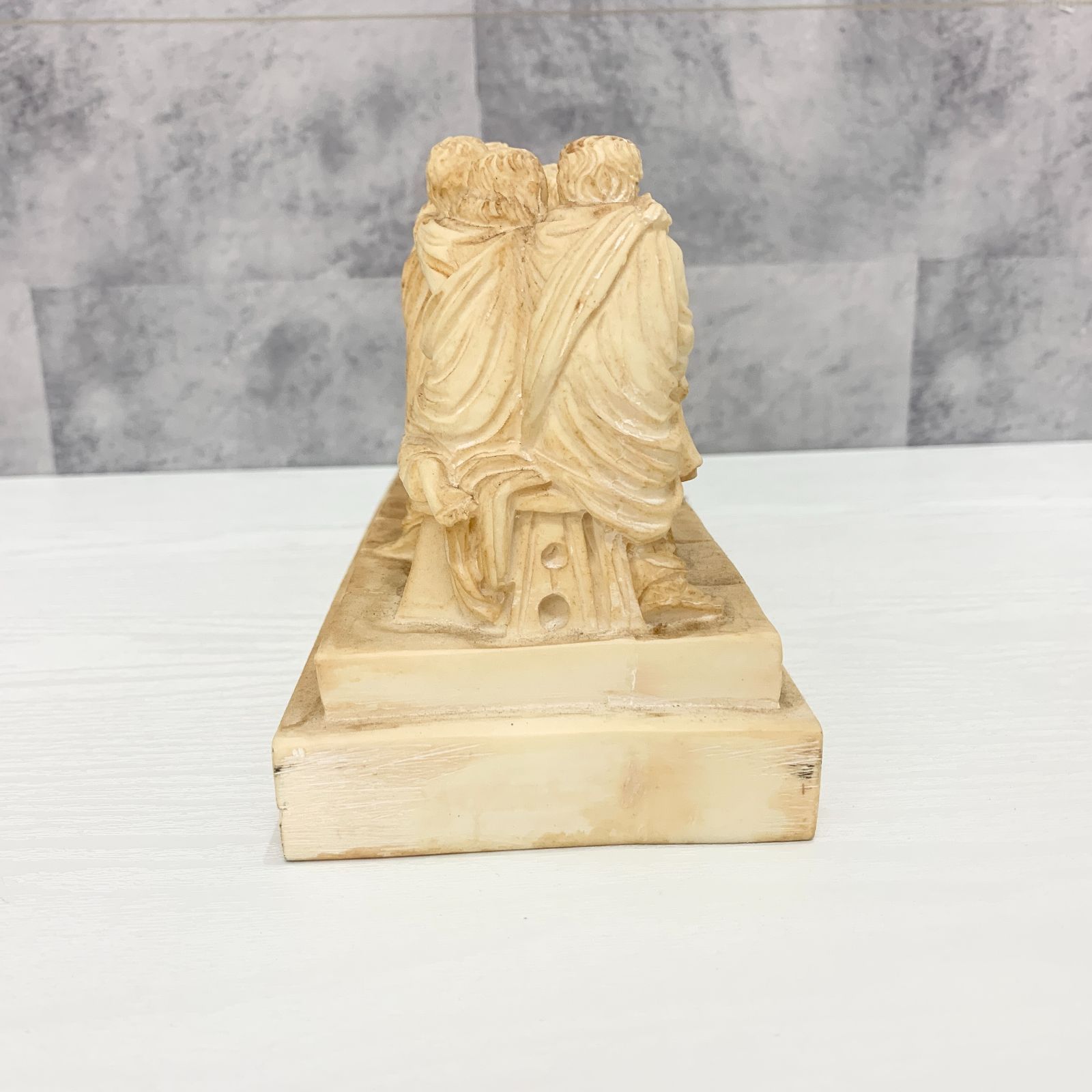 最後の晩餐 立体彫刻風 置物 オブジェ 象牙風 白 ハンドメイド - メルカリ