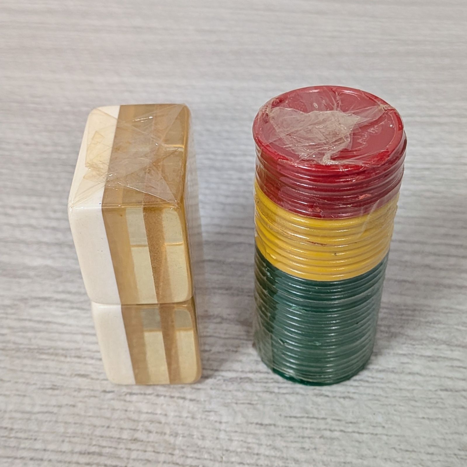中国 麻雀牌 デカ牌 ジャンボ牌 重量牌 予備牌 チップ サイコロ ケース