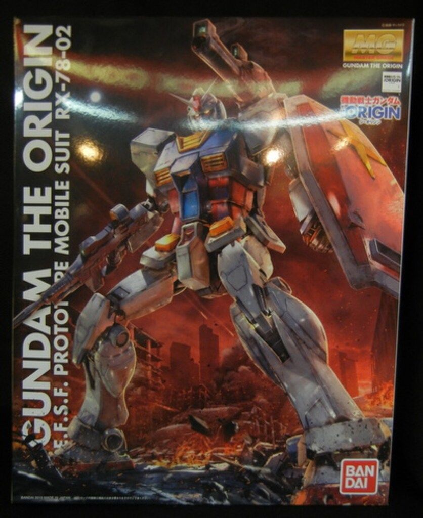 バンダイ MG RX-78 ガンダム(オリジン版) 1/100