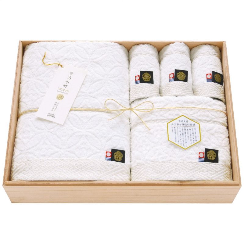 今治小町 白無垢II 今治製タオルセット (TIK0014205)