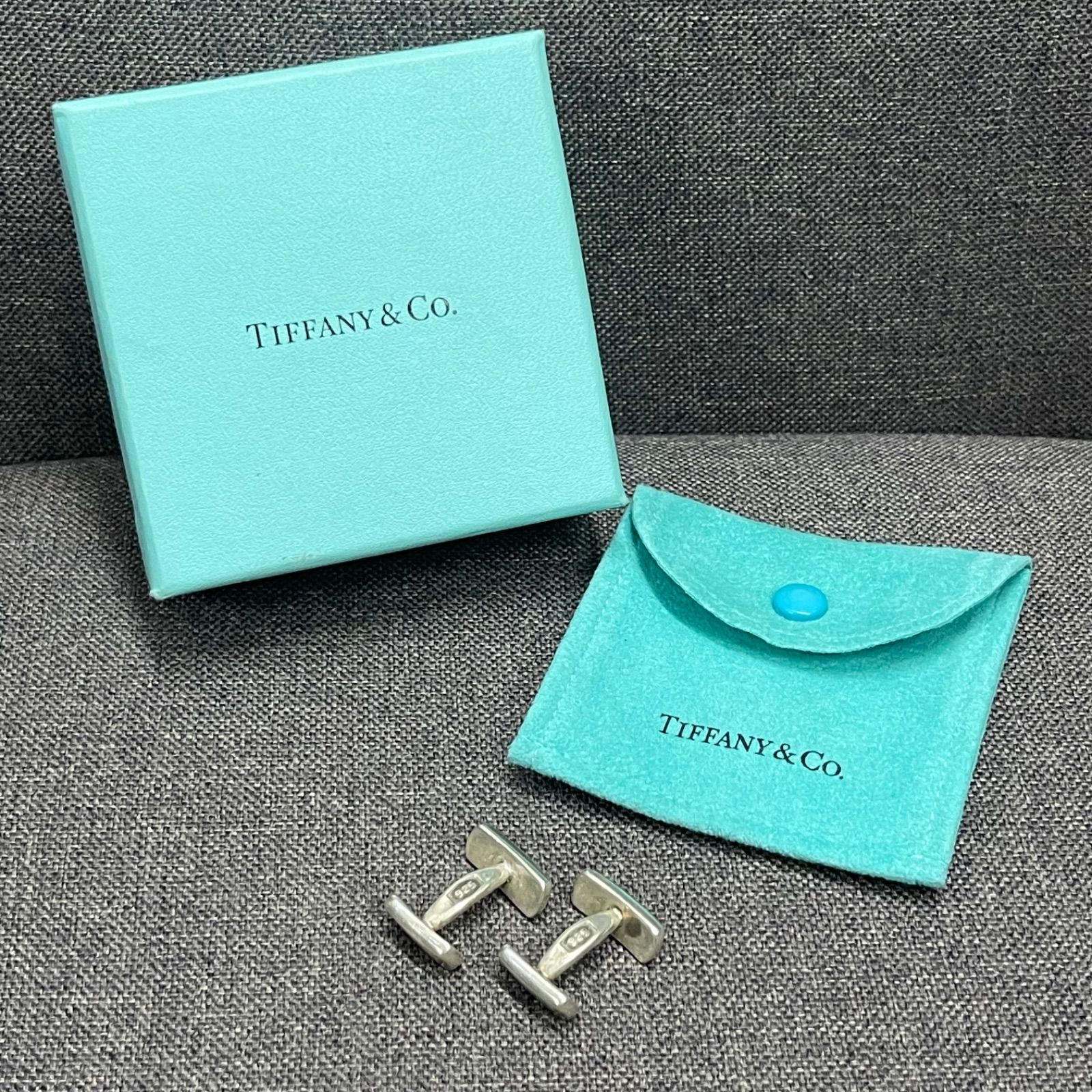 NPA】Tiffany & Co. ティファニー シルバー 1837 925 カフスボタン