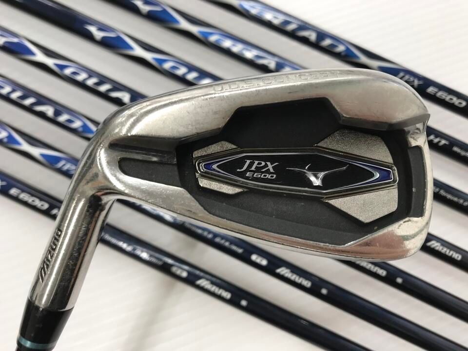 ミズノ　JPX E600 Tiフェース　クワッドJPX E600 HT　Rフレックス　アイアンセット　中古　ゴルフドゥ！新大宮バイパス浦和店【最短即日発送】