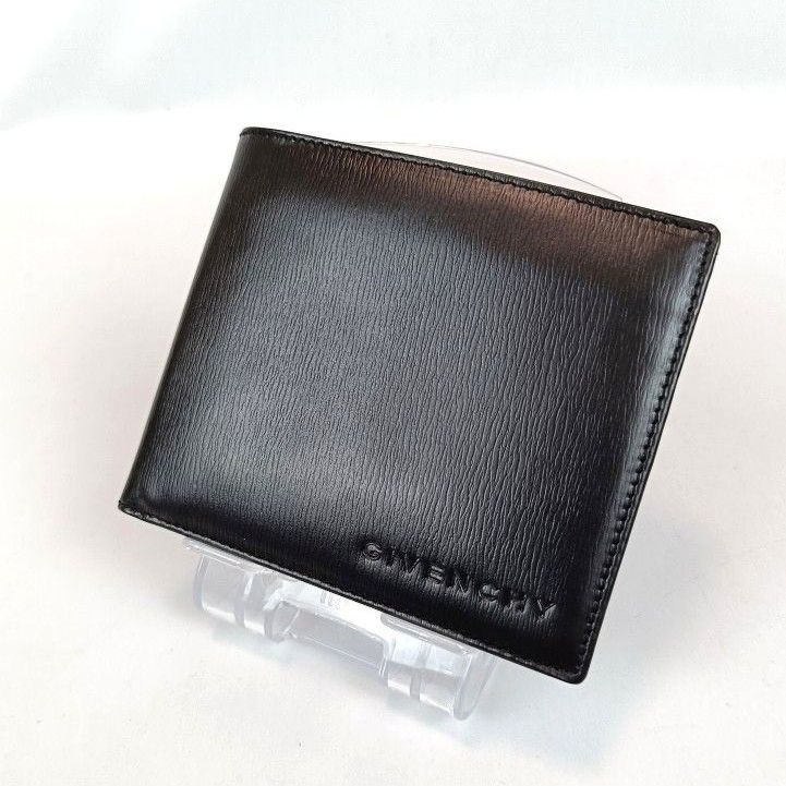 未使用級 GIVENCHY ジバンシィ 二つ折り財布 札入れ カード収納 パス 