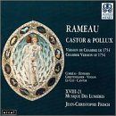 【CD】Rameau: Castor & Pollux (Chamber Version 1754)/ Frisch