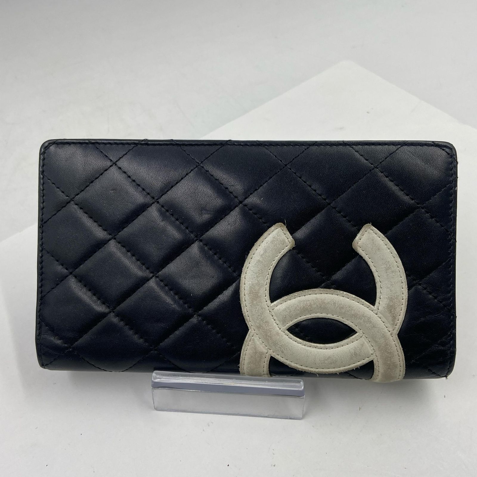 CHANEL シャネル キルティング COCO長財布 レディース ブラック ピンク 