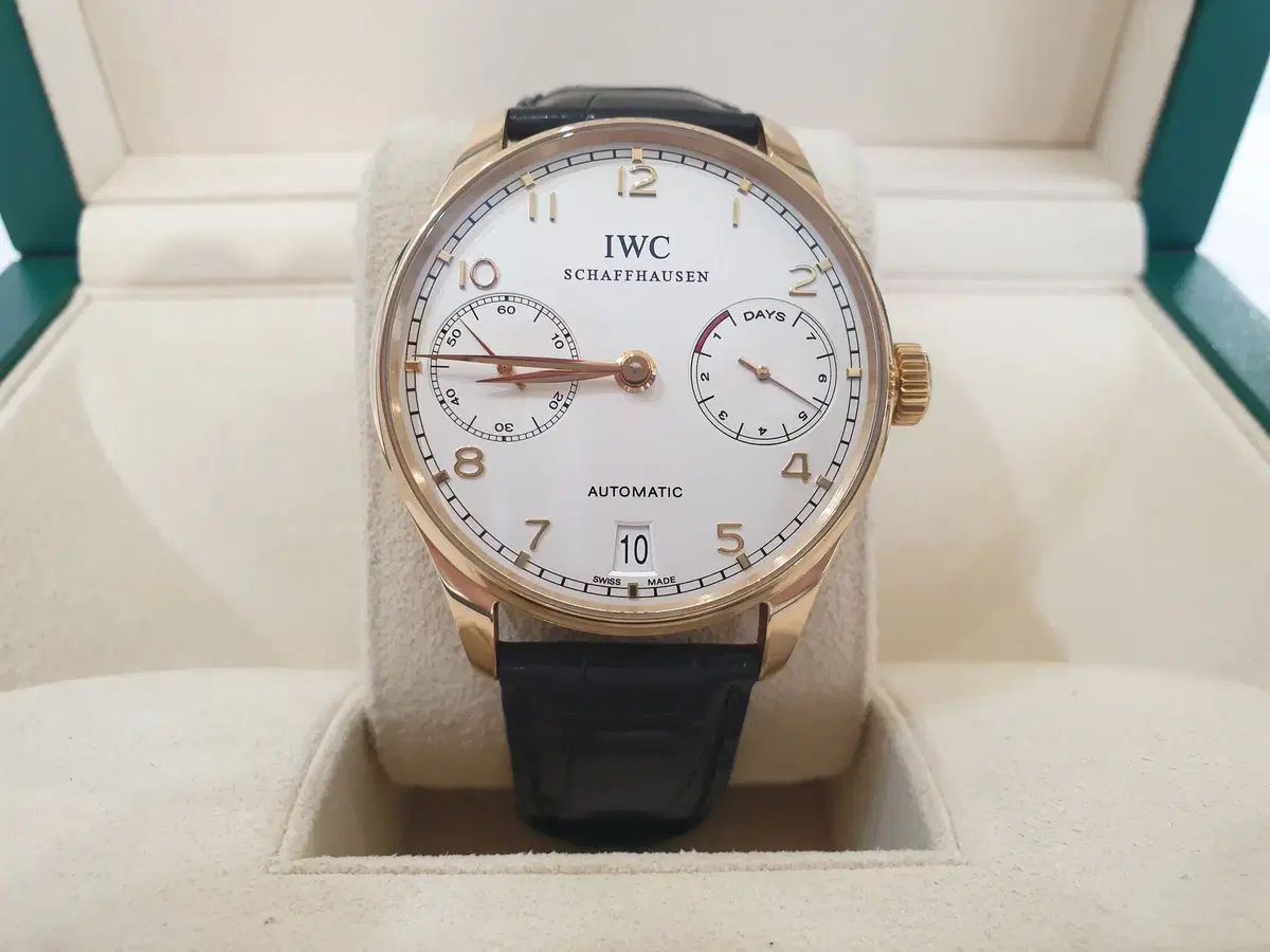 IWCポルトギーゼ Sevenデイズ 金フクロウ 金丸のまま IW500701