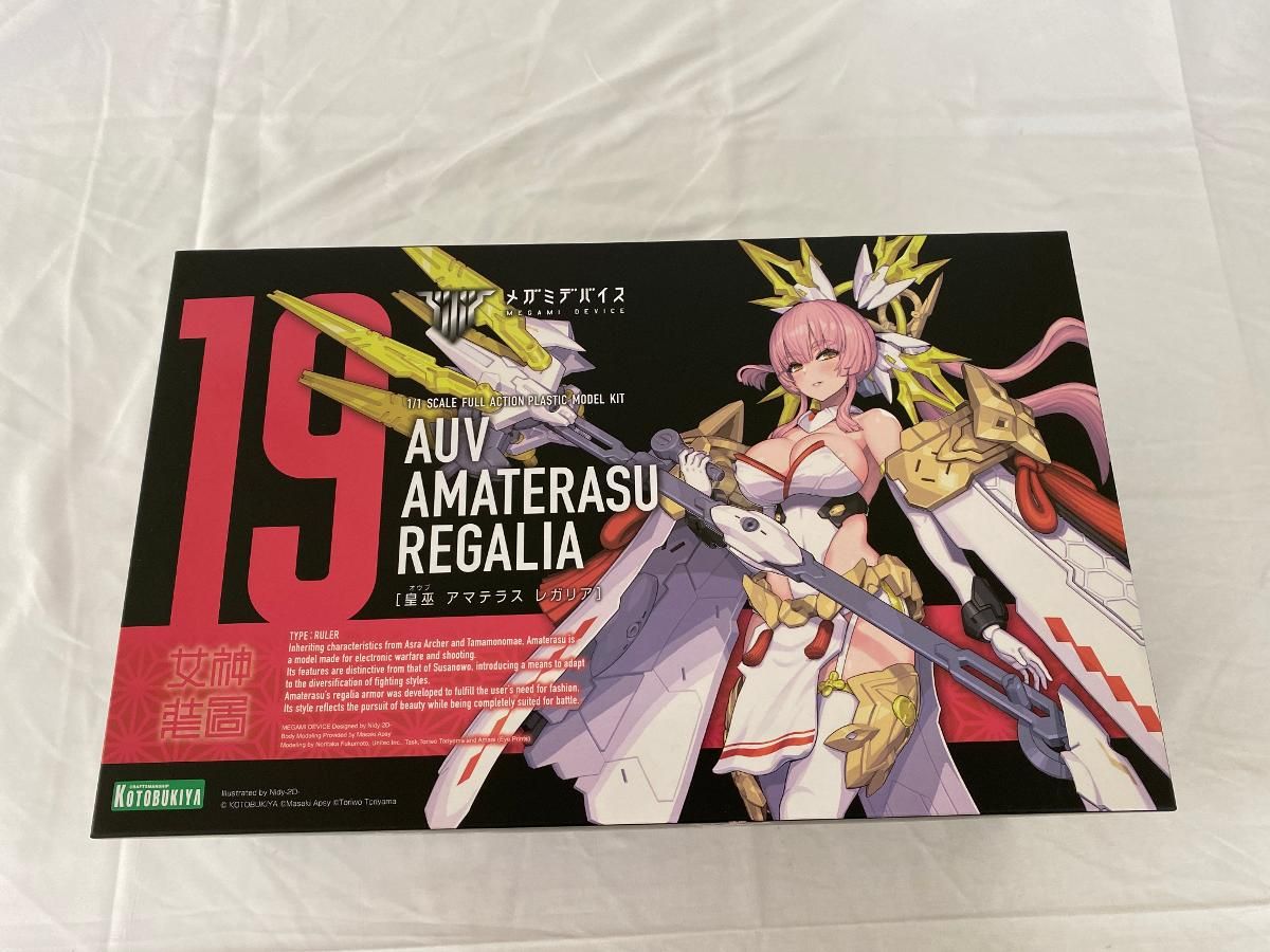 【未開封】メガミデバイス 皇巫 アマテラス レガリア 全高約180mm 1/1スケール プラモデル