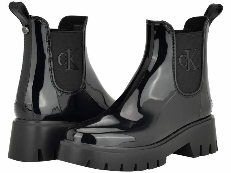 ★新品★Calvin Klein (カルバンクライン) サイズ:約25.0cm レディース シューズ ブーツ・レインブーツ 送料無料