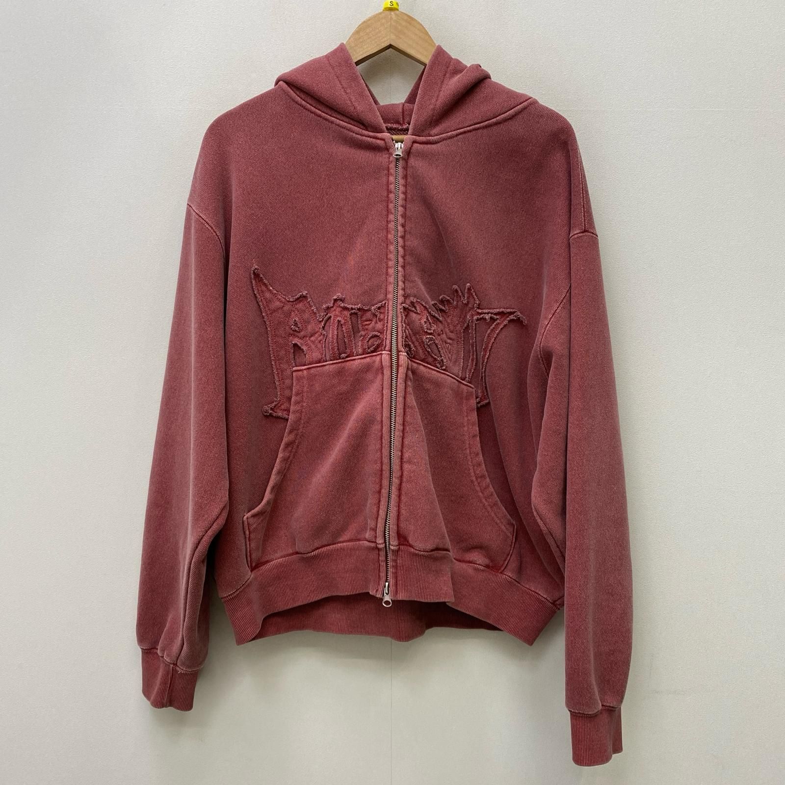 【加古川店】 中古 BLESS | ブレス パーカー Pigment Zip Hoodie Red BU0100 レッド サイズ：L 【103】