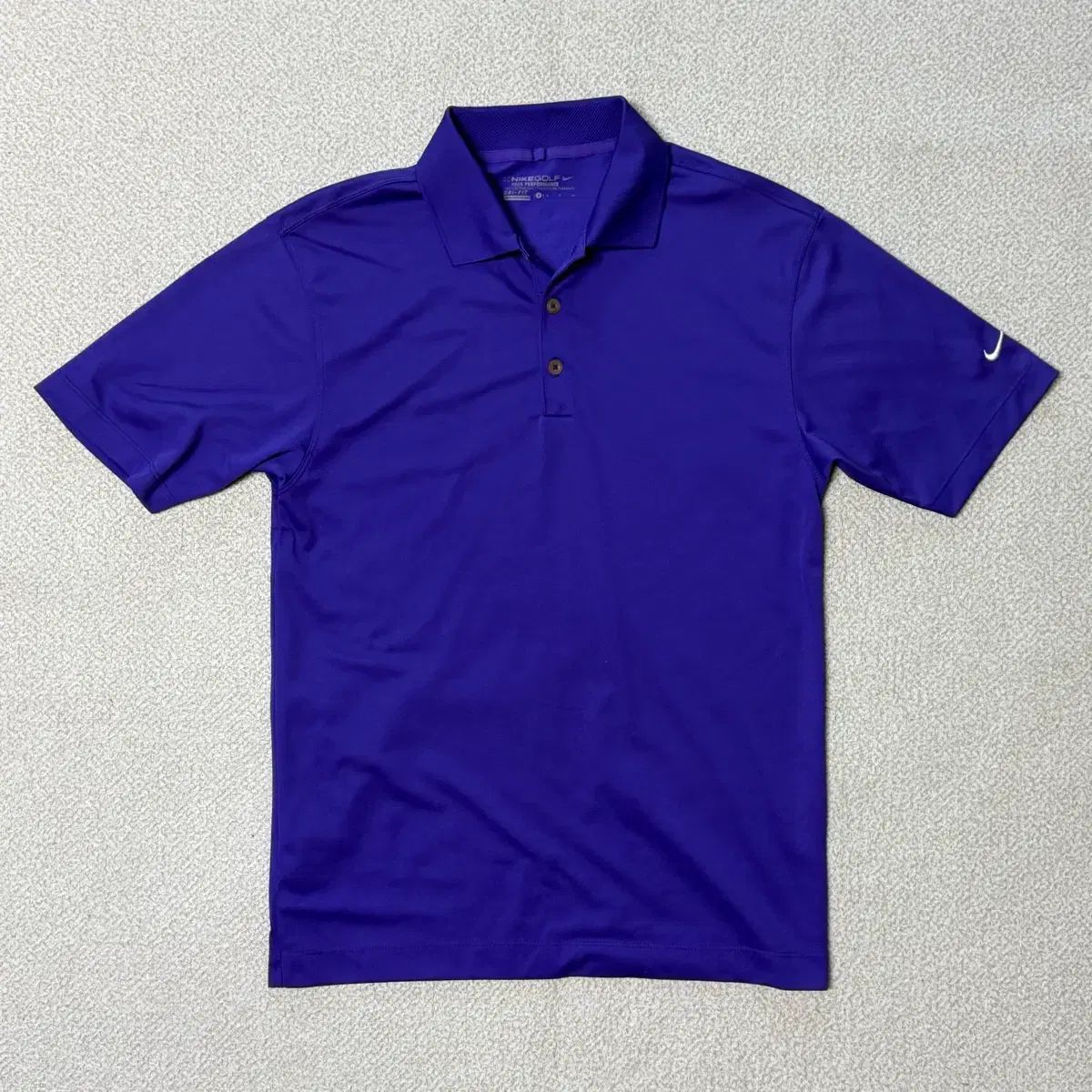 ナイキ ゴルフ S パープル カラーTシャツ