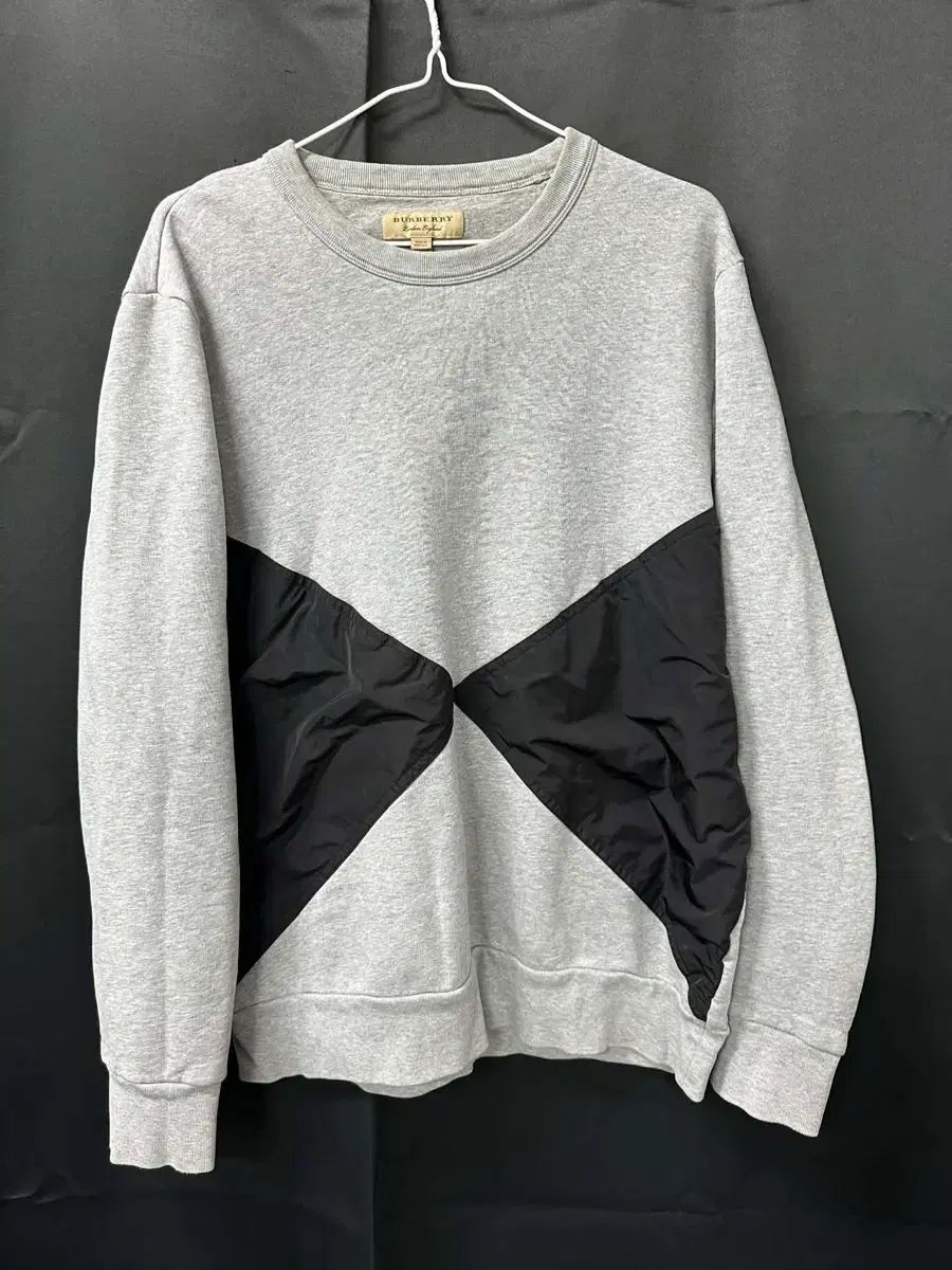バーバリー スウェットシャツ グレー BURBERRY コットン スウェット