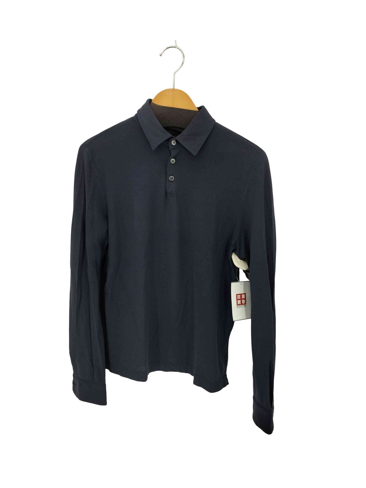ザノーネ ZANONE ICE cotton アイスコットン 長袖ポロシャツ メンズ 48
