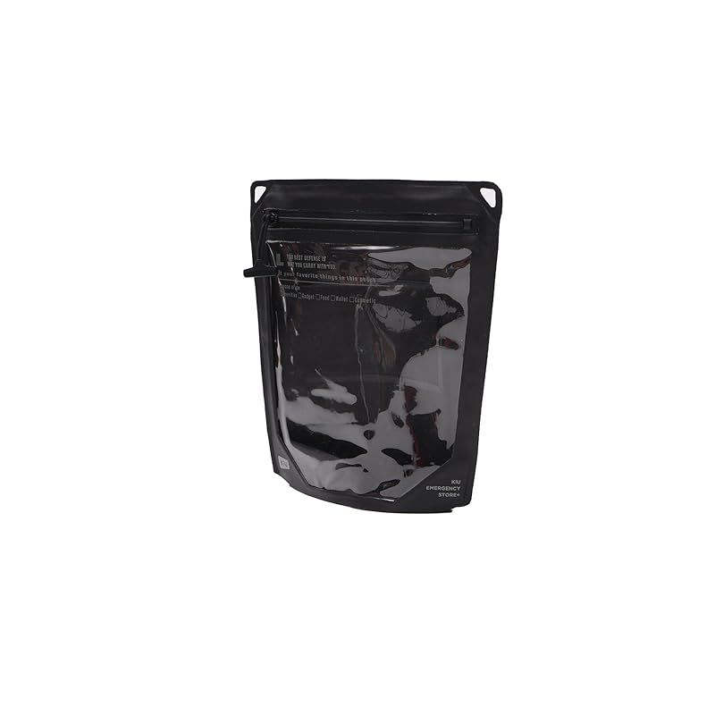 【新品】 KiU キウ 防水ポーチ L WATERPROOF POUCH L 防水 撥水 防水ケース 防災 避難 プール 海 川 止水ファスナー 防水ジッパー 水没防止 小物入れ ウォータープルーフ ブラック K553-900