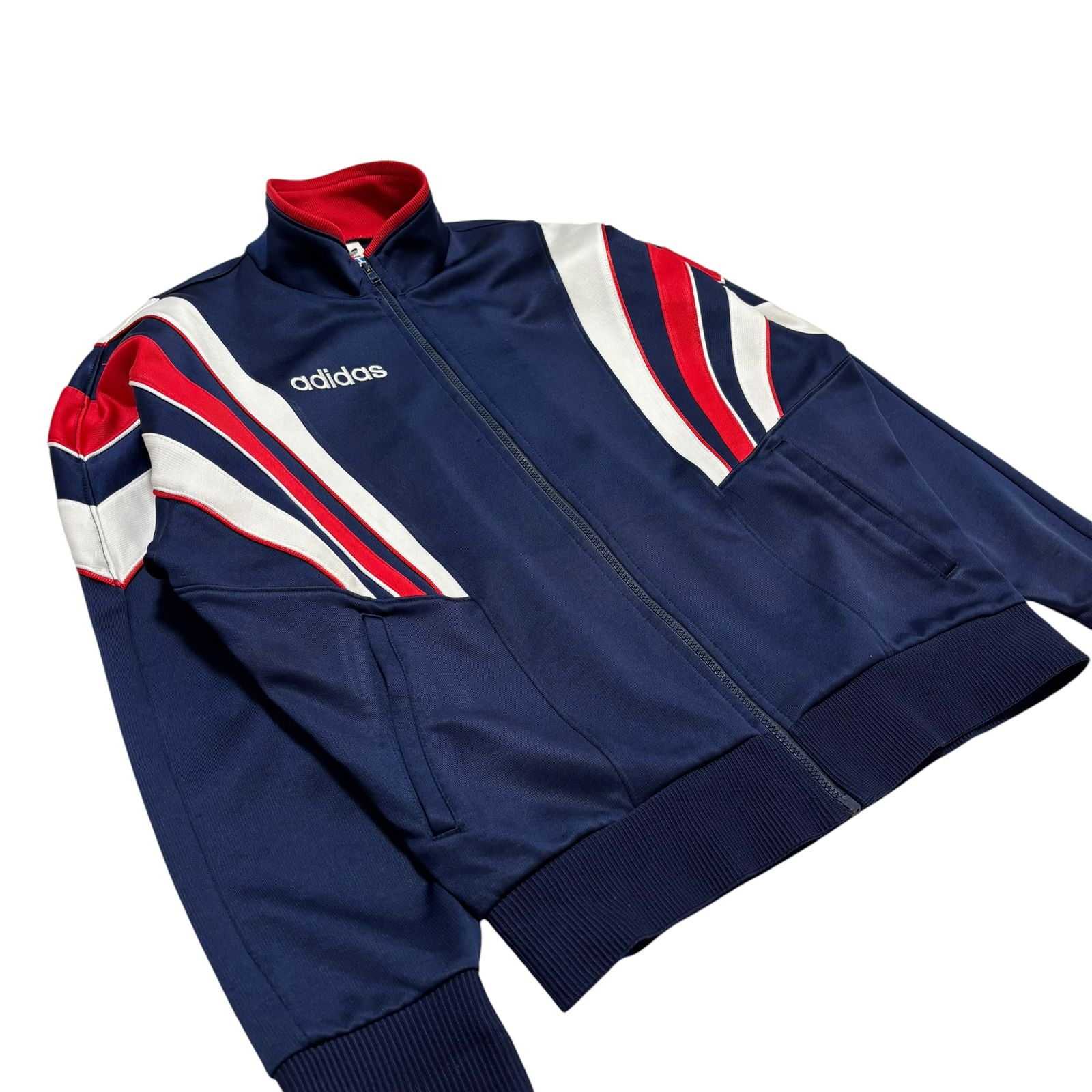 古着 アディダス old adidas トラックジャケット ジャージ デサント製 