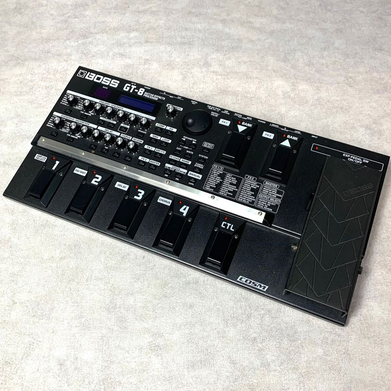 【加古川店】【楽器】 中古 BOSS | ボス エフェクター GT-8 GUITAR EFFECTS PROCESSOR マルチエフェクター マルチエフェクター ブラック 【472】