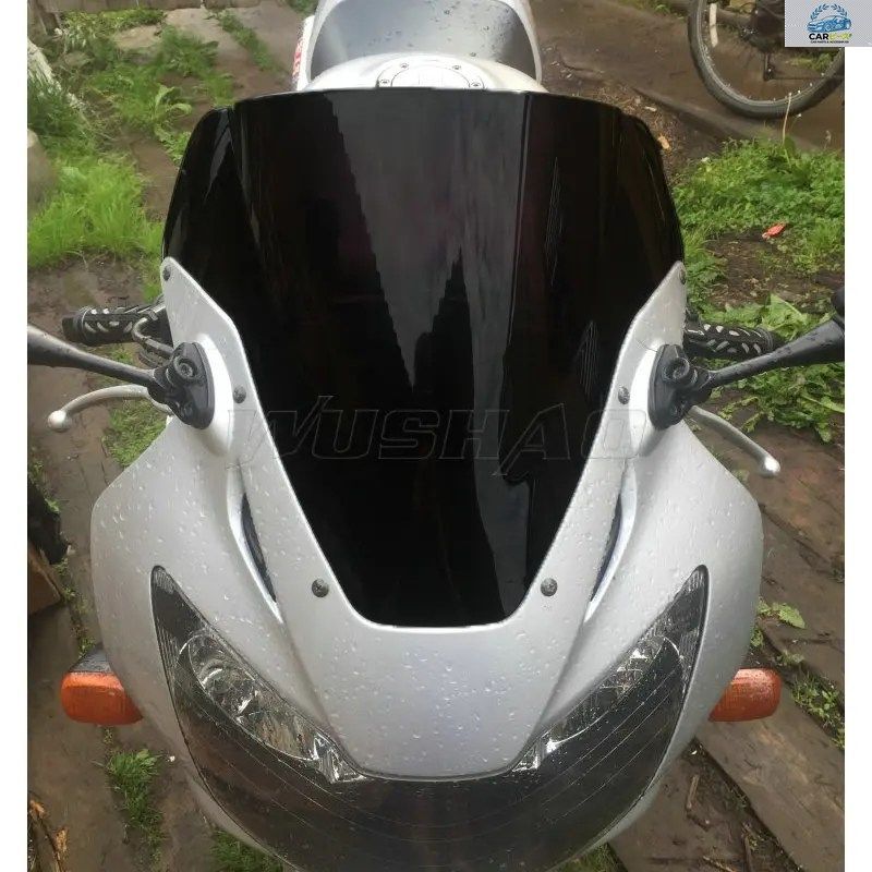 2000 2001 HONDA CBR900RR CBR929RR CBR 900 929 RR 00 01 FIREBLADE ブラック用オートバイダブルバブルウインドシールドウインドスクリー