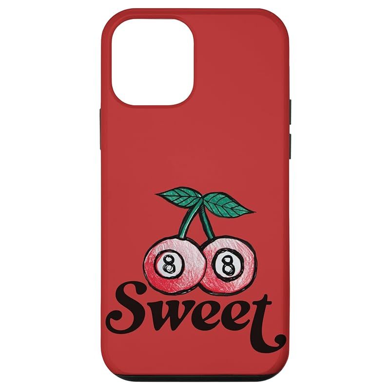 【新品】 Cherry 8 ボール かわいい プール サメ アートワーク ビリヤード スマホケース iPhone 12 mini 用
