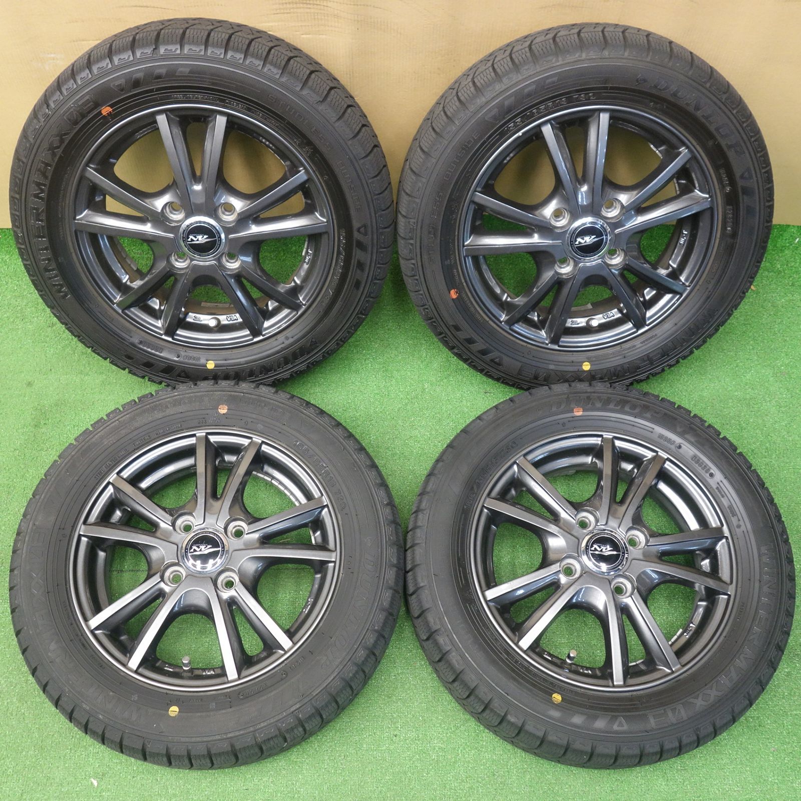 バリ溝！キレイ！9分スタッドレス 155/65R13 オートバックス ノース 