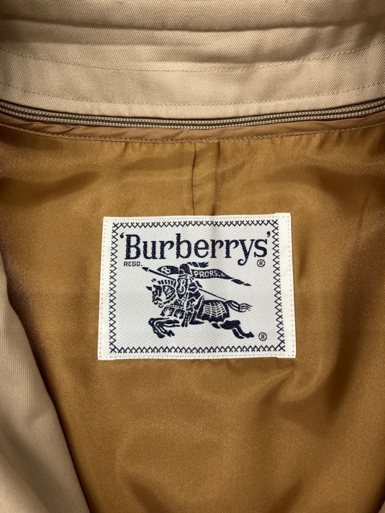 バーバリー Burberry Trench Coat トレンチ コート ボタン留め ノバチェック ベルト ロング ジャケット Burberrys 薄茶 コート 無地 ベージュ 104MT-3126