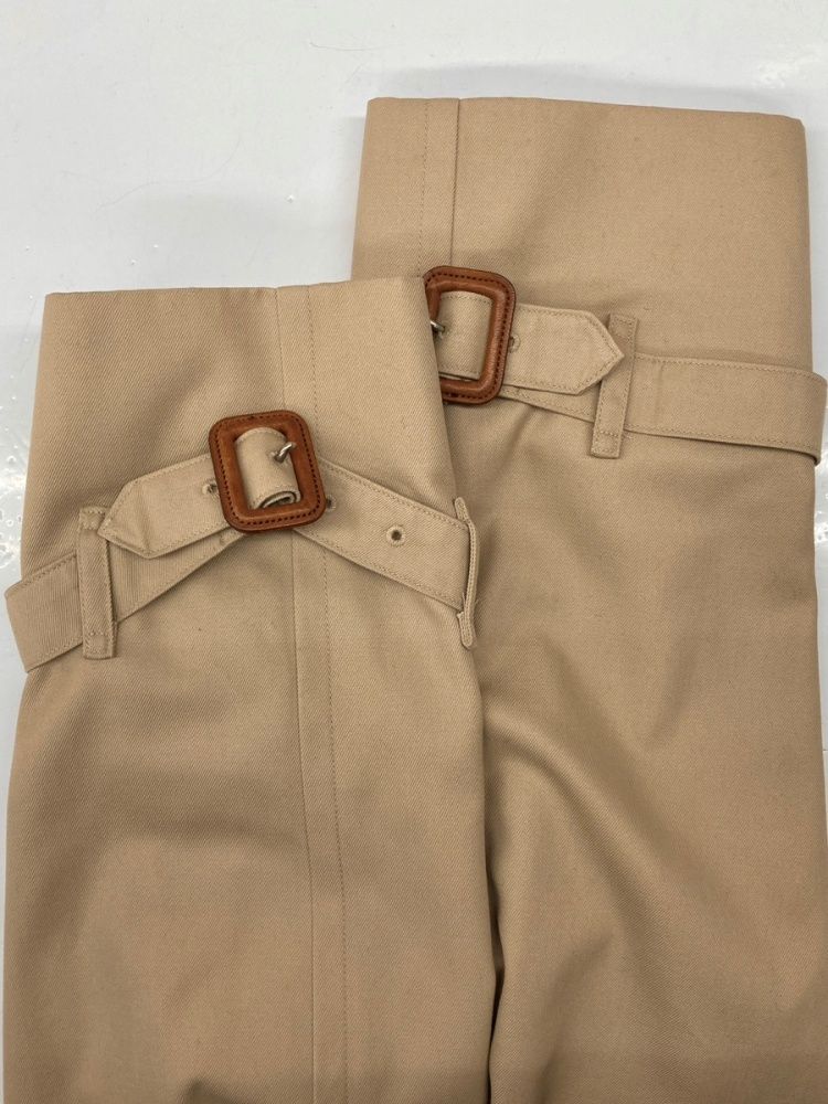 バーバリー Burberry Trench Coat トレンチ コート ボタン留め ノバチェック ベルト ロング ジャケット Burberrys 薄茶 コート 無地 ベージュ 104MT-3126