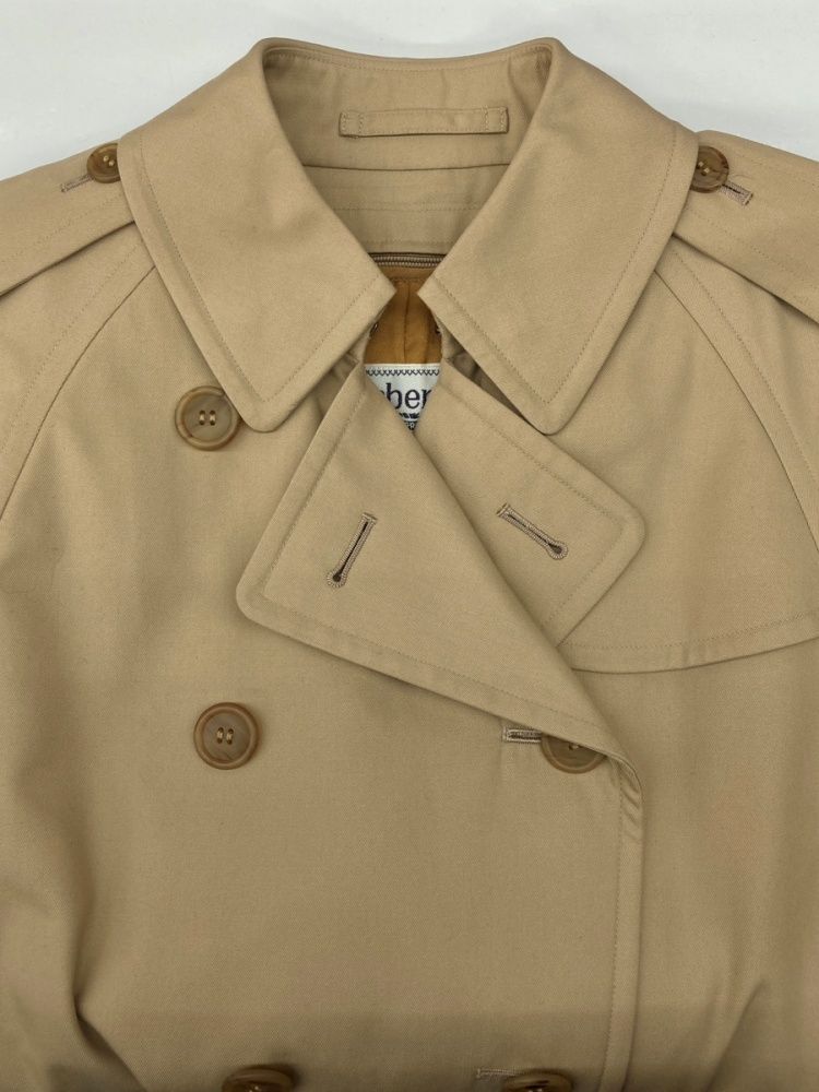 バーバリー Burberry Trench Coat トレンチ コート ボタン留め ノバ