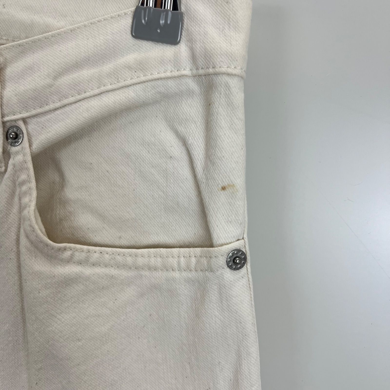 agnes b. homme 90s france archive white denim pants 36 S アニエス