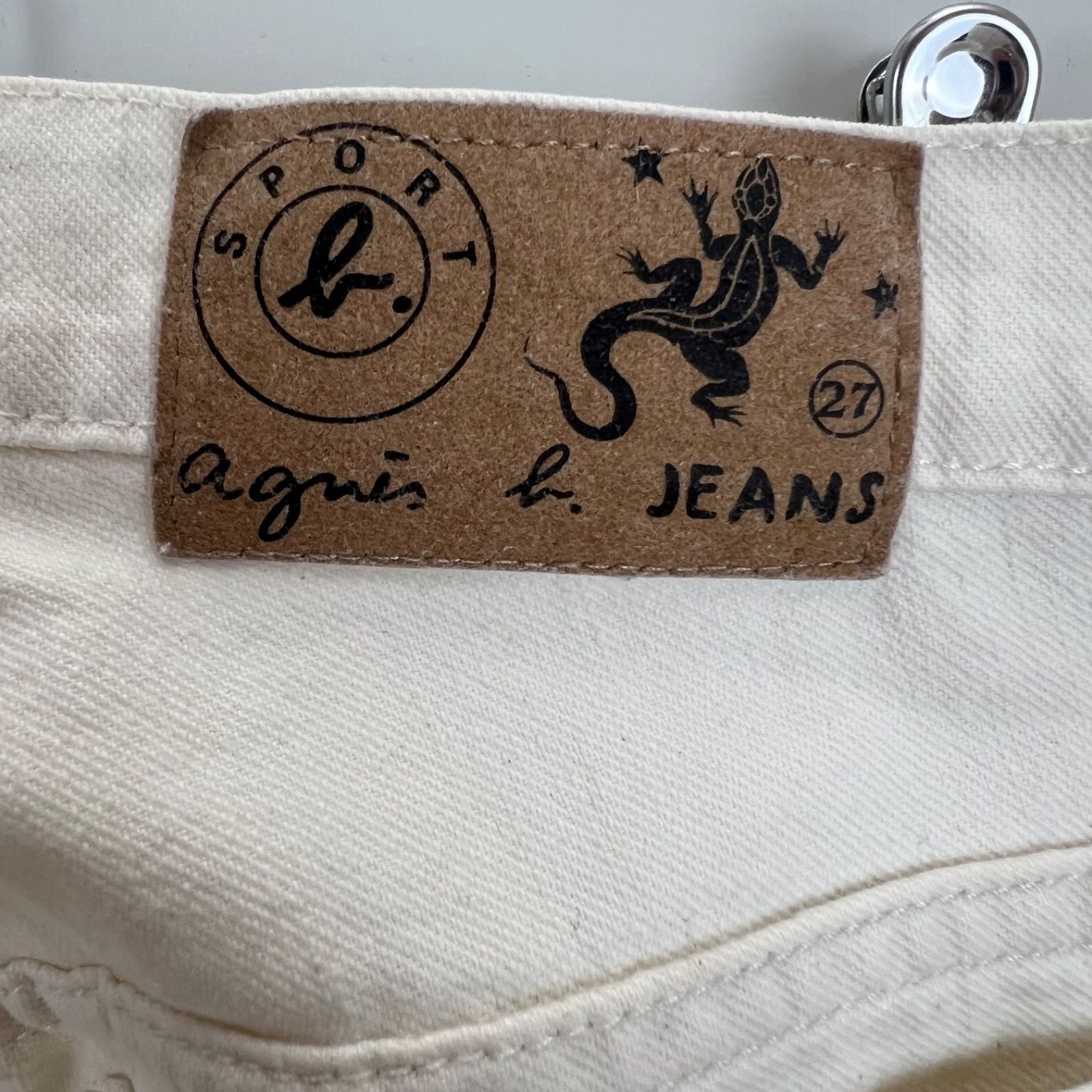 パンツ archive agnes b. France Denim Pants agnes b. homme 90s france archive white denim pants 36 S アニエス