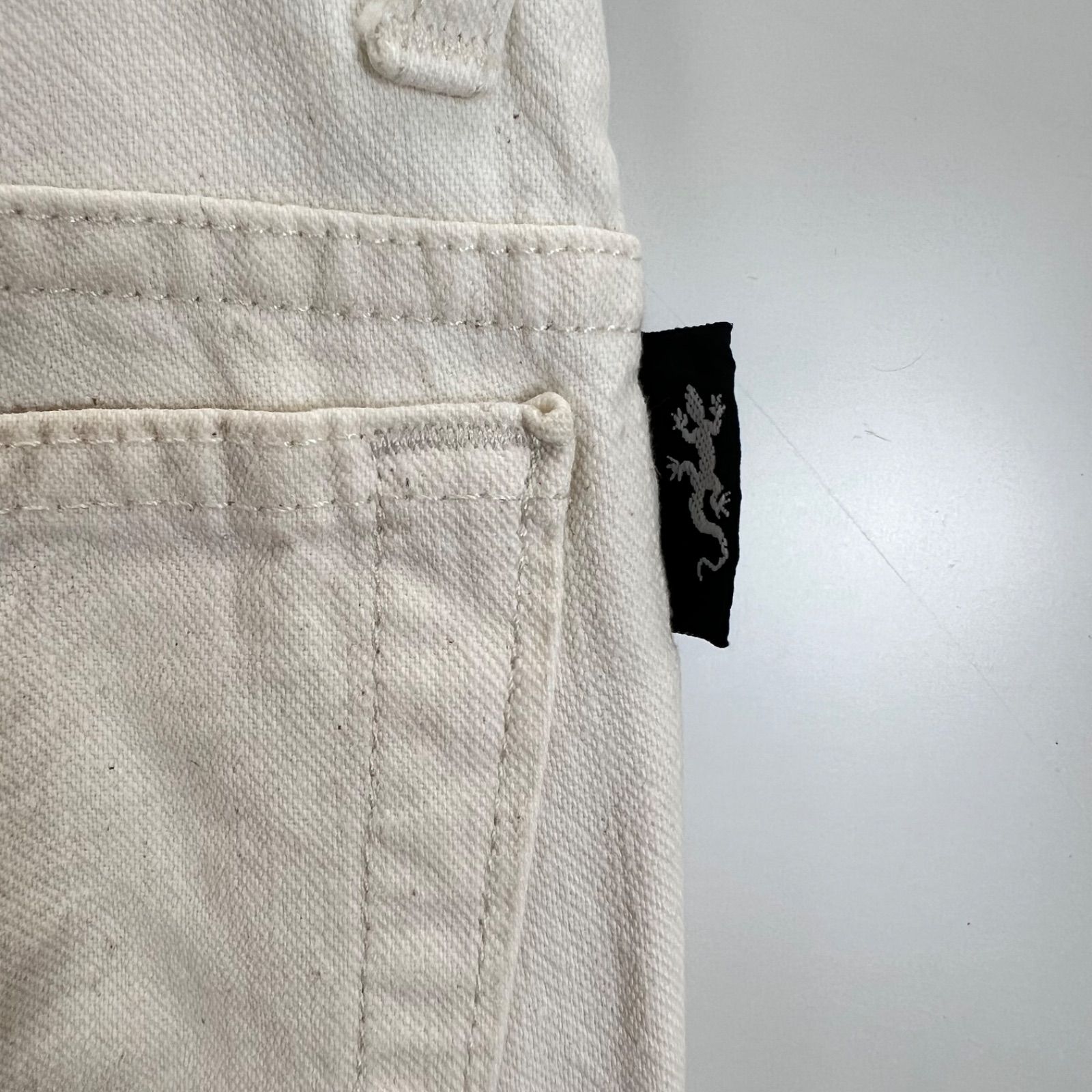 agnes b. homme 90s france archive white denim pants 36 S アニエス