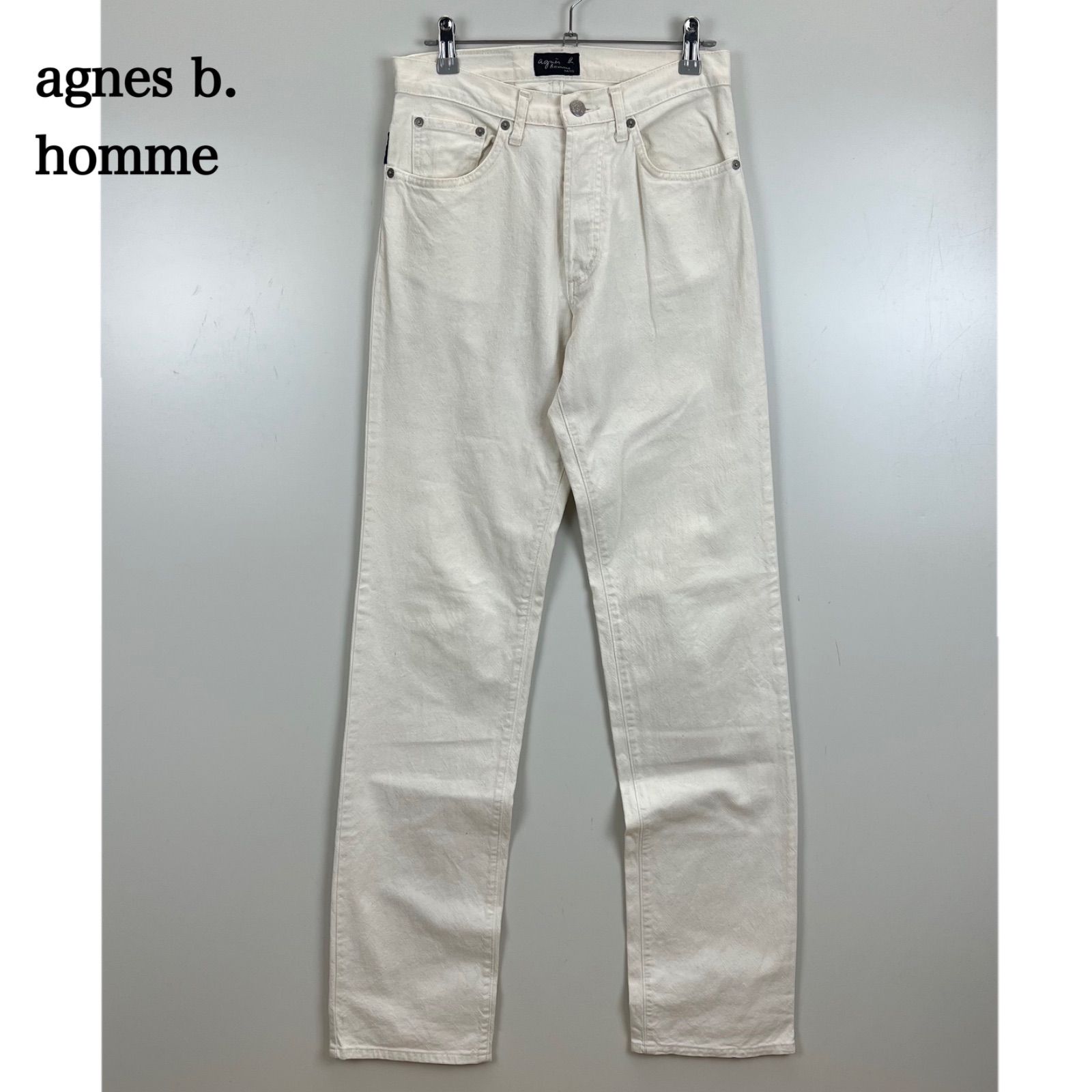 パンツ archive agnes b. France Denim Pants agnes b. homme 90s france archive white denim pants 36 S アニエス
