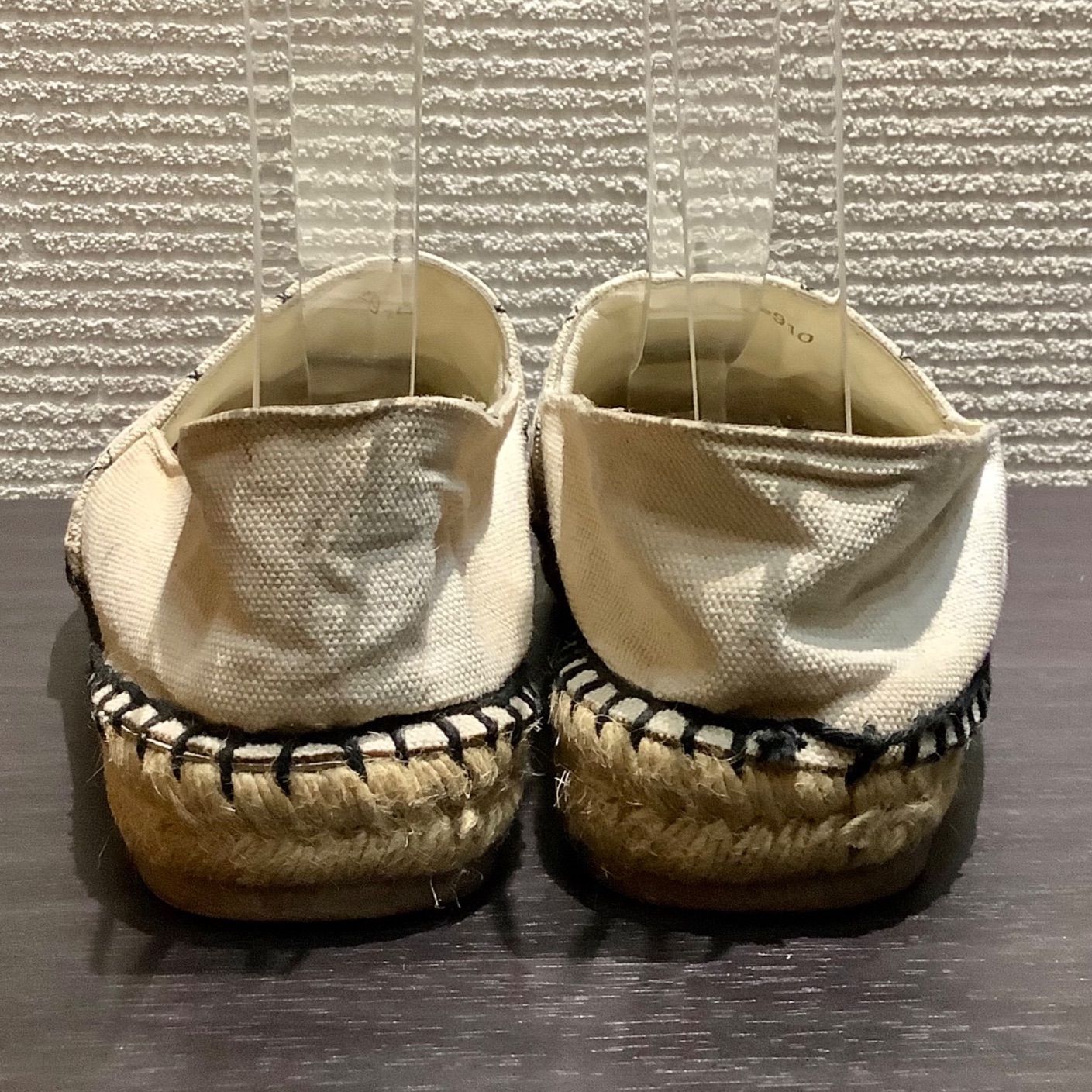 シャネル CHANEL ココマーク マトラッセ 刺繍 エスパドリーユ