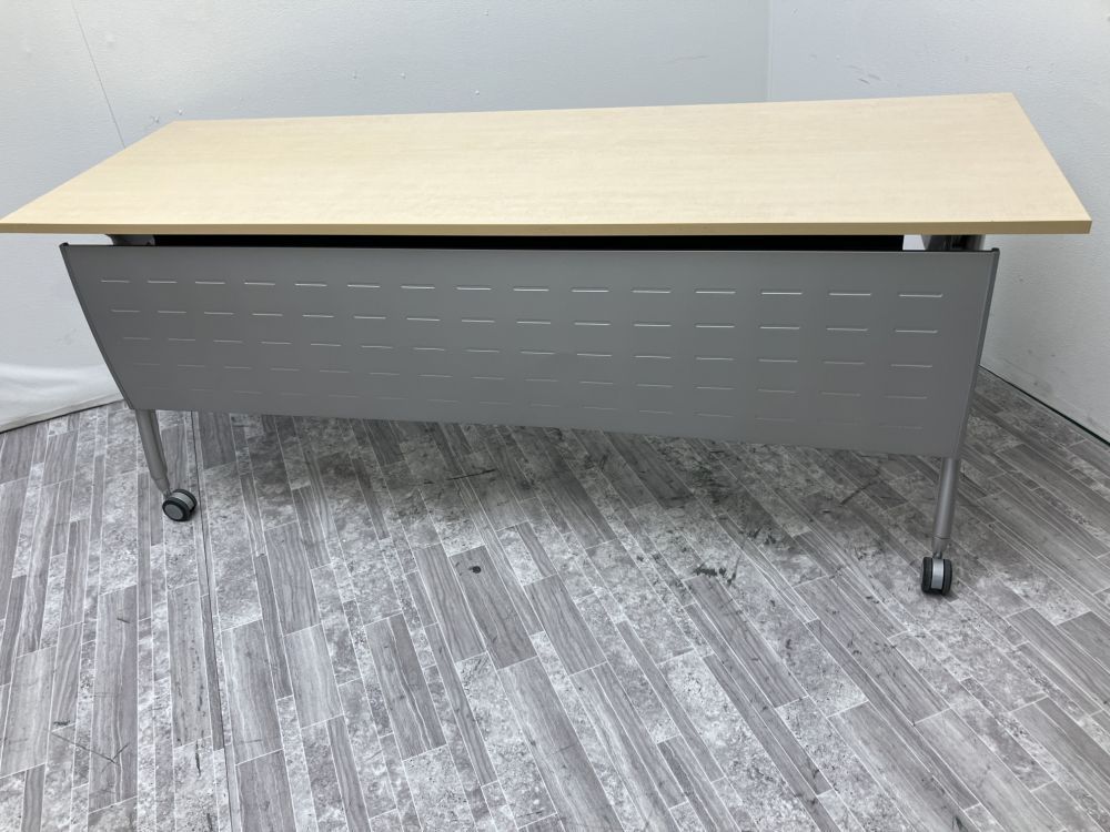 【中古品】イトーキ リリッシュ2シリーズ 1800サイドスタックテーブル THK-186SKN-ZE97 ナチュラル