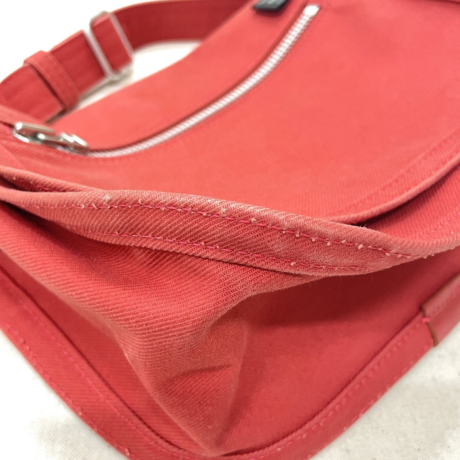 PORTER GIRL ポーターガール NAKED ネイキッド ショルダーバッグ RED 