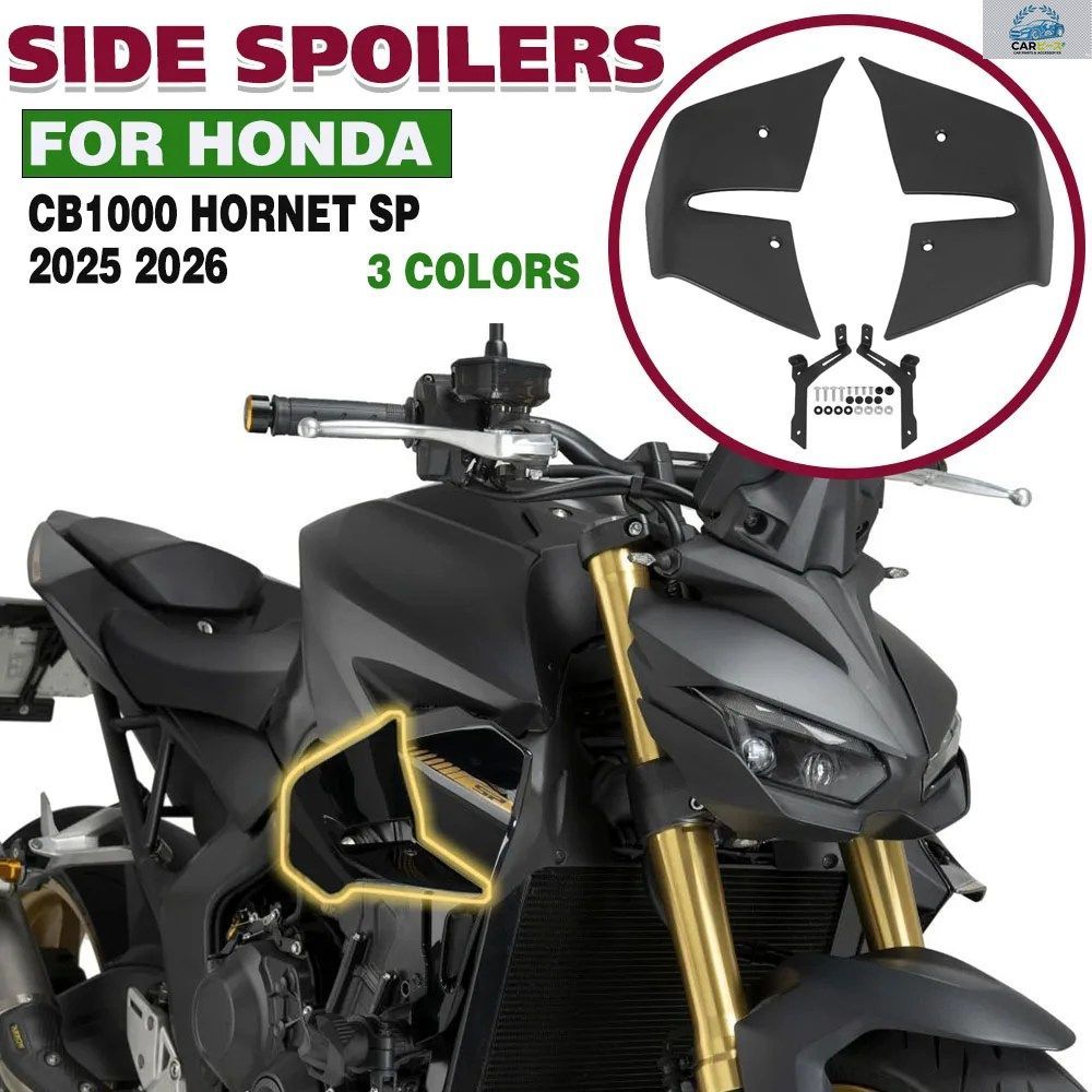 ホンダ CB 1000 ホーネット SP 2025 2026 用サイドダウンフォーススポイラーフェアリングウィングレット ネイキッドバイク用フロントエアロ