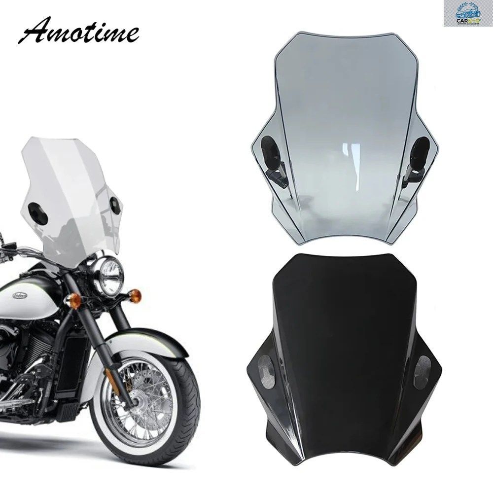 カワサキ バルカンS 650 EN650 VN 2015-2022用モーターサイクルウインドシールドガラスカバースクリーンディフレクター