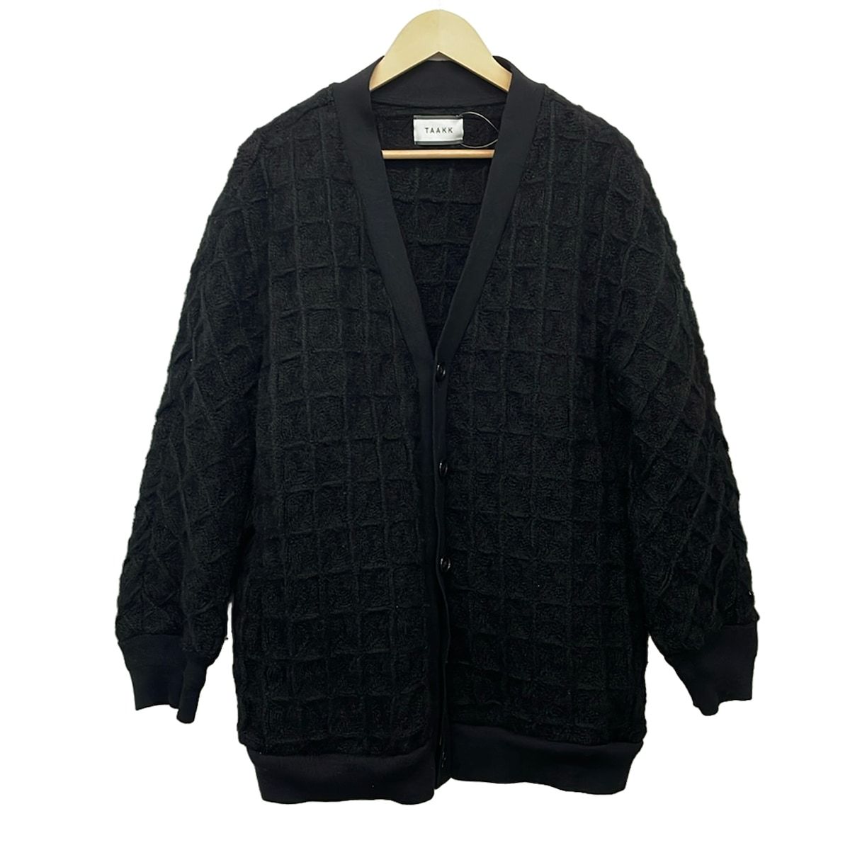 TAAKK(ターク) カーディガン サイズ3 L メンズ美品 - 黒 長袖