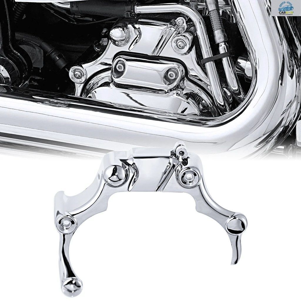 ハーレーダビッドソン ソフテイル 2007-2017年モデル用クローム製トランスミッションシュラウドカバーアクセント