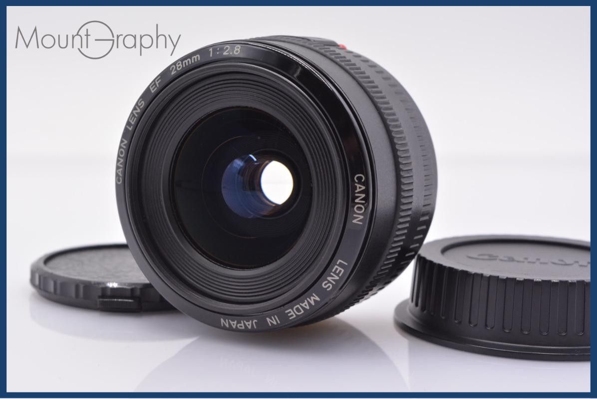 【美品・動作保証】 キヤノン Canon EF 28mm F2.8 同梱無料 #am6310