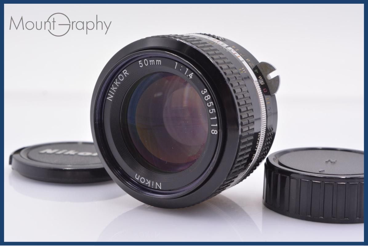 【動作保証】 ニコン Nikon NIKKOR 50mm F1.4 非Ai 前後キャップ付 同梱無料 #am6324 カメラ 【動作保証】 ニコン Nikon NIKKOR 50mm F1.4 非Ai 前後
