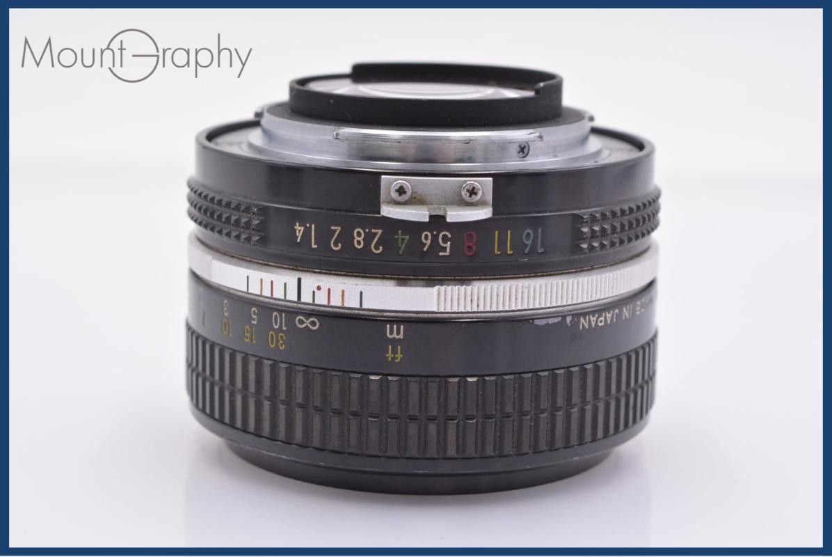 【動作保証】 ニコン Nikon NIKKOR 50mm F1.4 非Ai 前後キャップ付 同梱無料 #am6324 カメラ 【動作保証】 ニコン Nikon NIKKOR 50mm F1.4 非Ai 前後