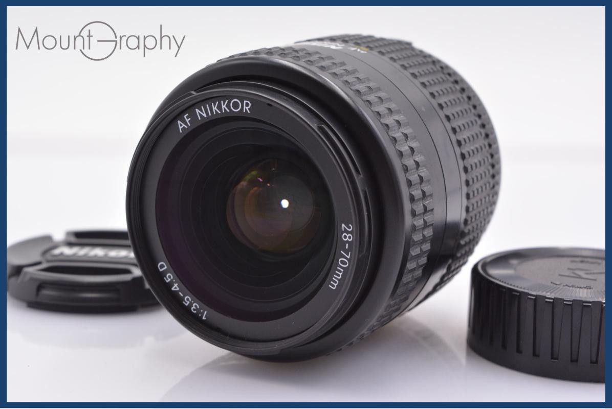 【動作保証】 ニコン Nikon AF NIKKOR 28-70mm F3.5-4.5 D 前後キャップ付 同梱無料 #am6343