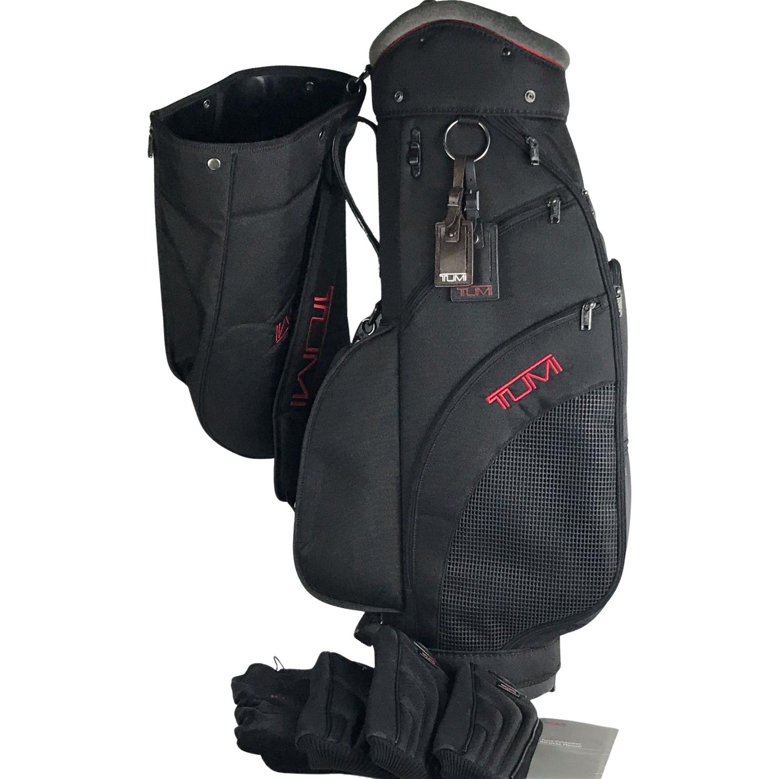 TUMI トゥミ キャディーバッグ ゴルフバッグ 22189D4 ブラック ヘッドカバー3個付