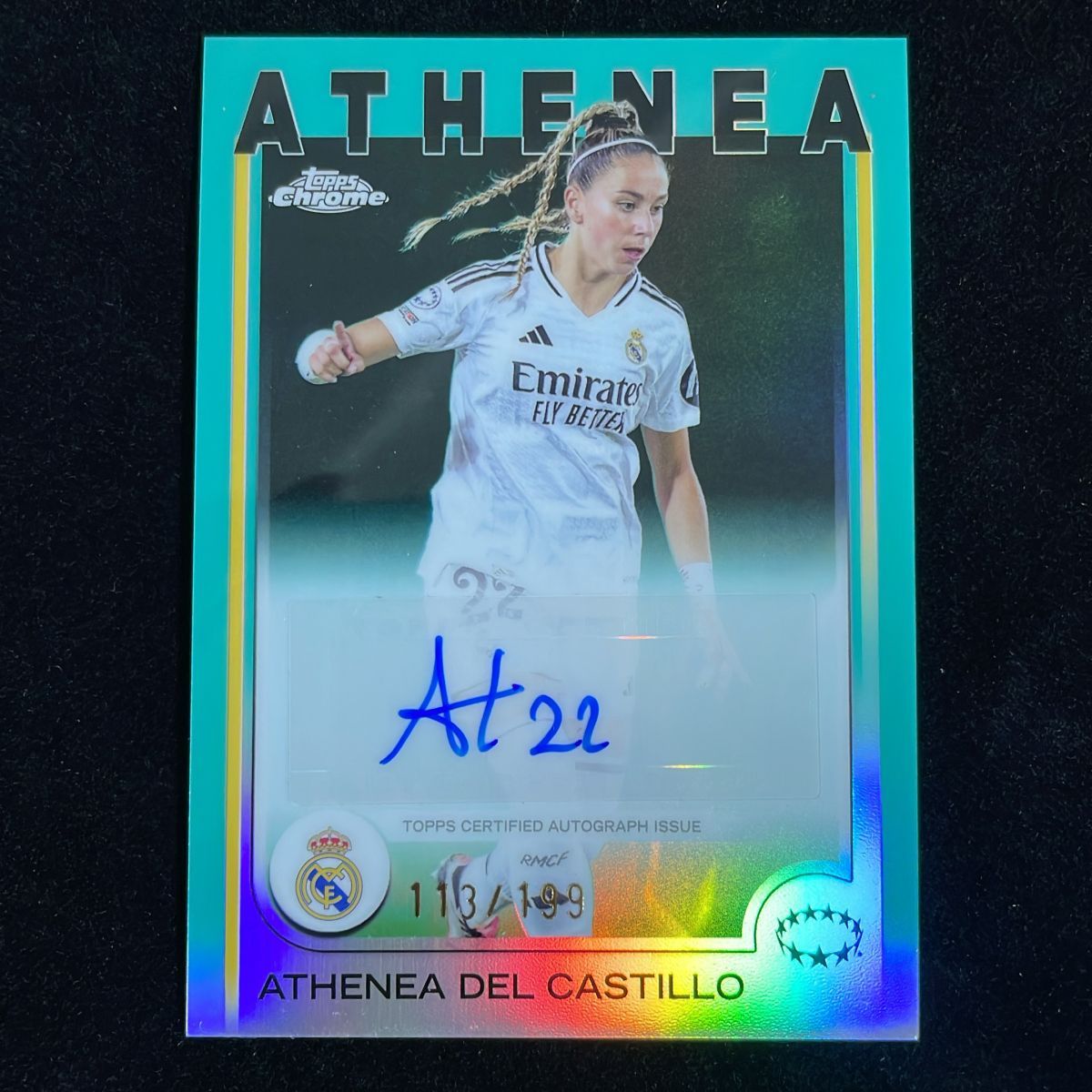 Athenea del Castillo アテナ・デル・カスティーヨ Topps Chrome UWCL