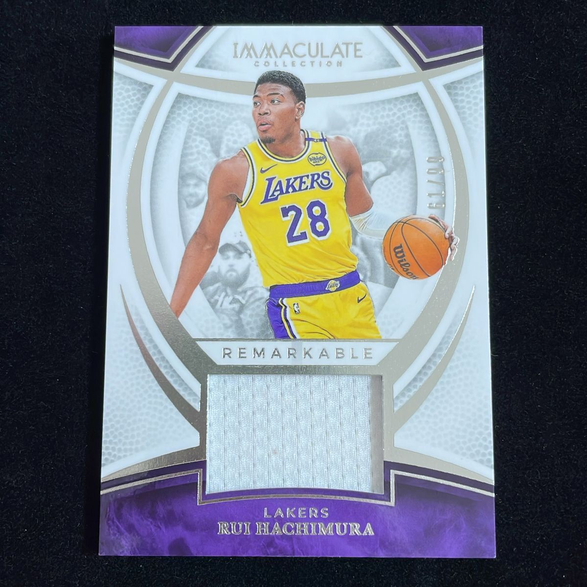 八村塁 Hachimura Rui Panini Immaculate 2024-25 /99 Jersey ジャージ