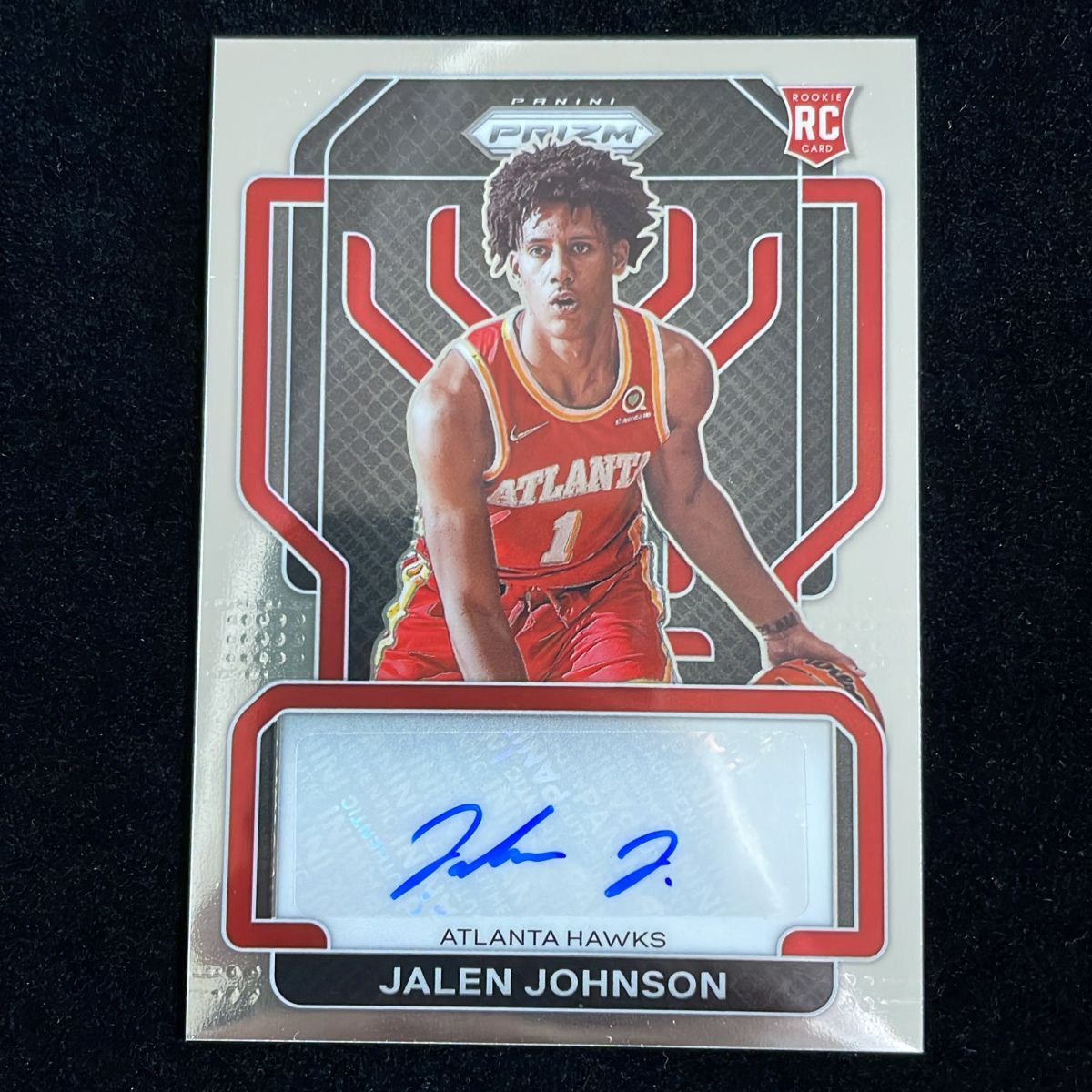 トレーディングカード ジェイレン・ジョンソン Jalen Johnson 直筆
