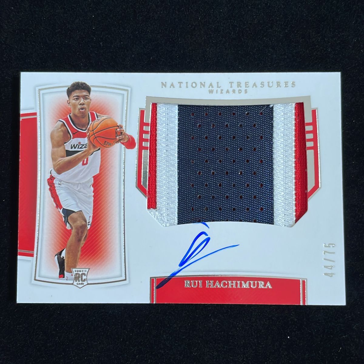 八村塁 Hachimura Rui Panini National Treasures 2019-20 /75 RPA RC 