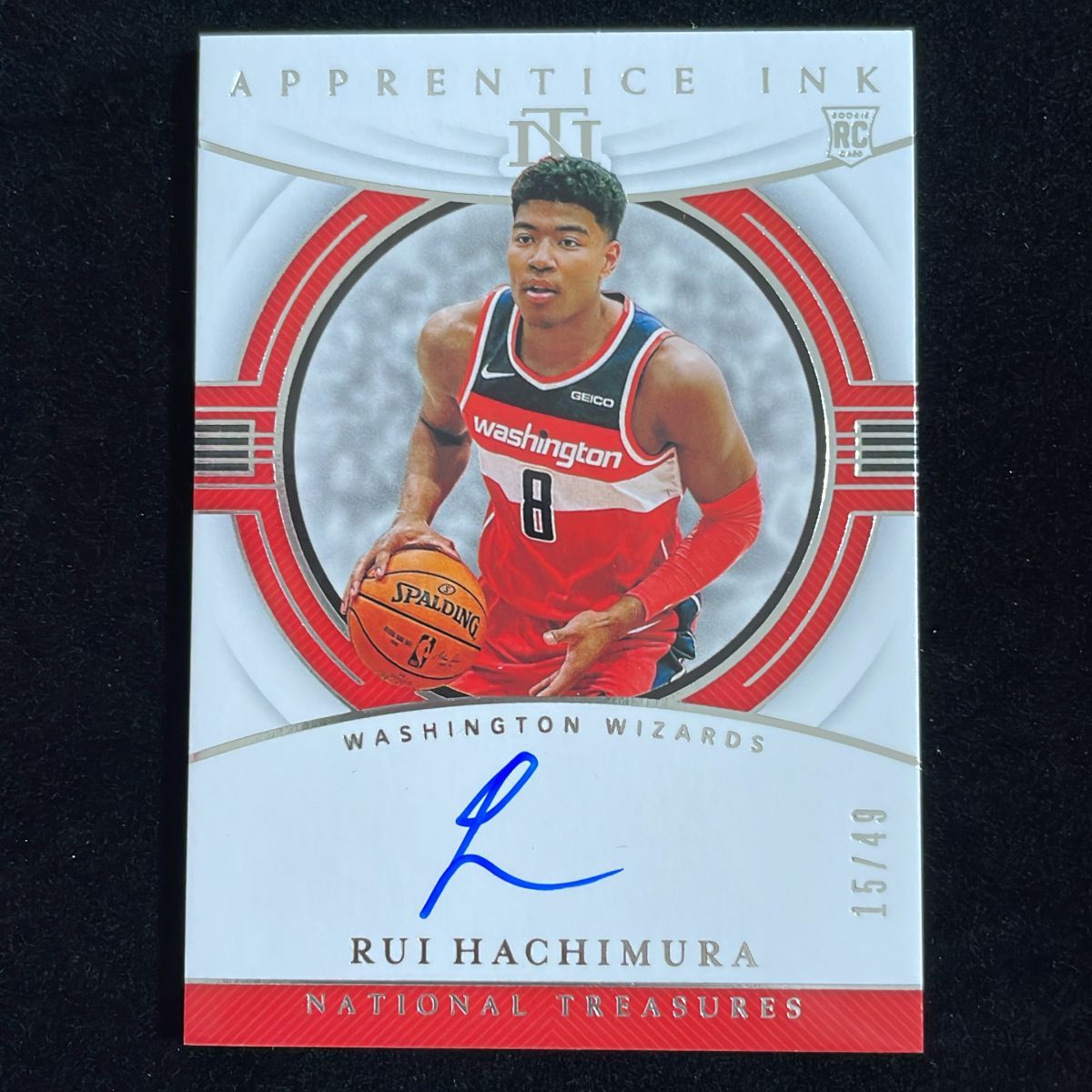 八村塁 Hachimura Rui Panini National Treasures 2019-20 /49 RC Auto