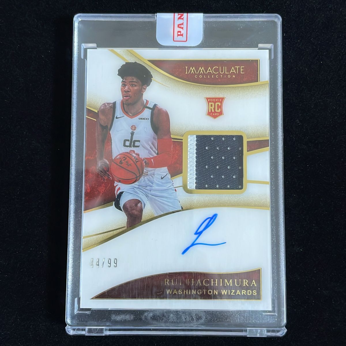 八村塁 Hachimura Rui Panini Immaculate 2019-20 /99 RPA RC Patch Auto サイン 直筆 ウィザーズ Wizards