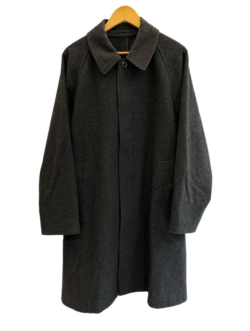 スティーブンアラン STEVEN ALAN PRT TOP MELTON BALMACAAN COAT ステンカラーコート ウールコート 8125-139-0604 コート グレー Lサイズ 101MT-6281