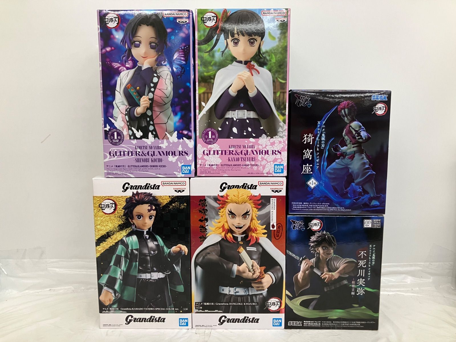 樋野まつり先生セット　新品未開封 未開封 鬼滅の刃 Gritter＆Glamoursフィギュア 胡蝶しのぶ 栗花落