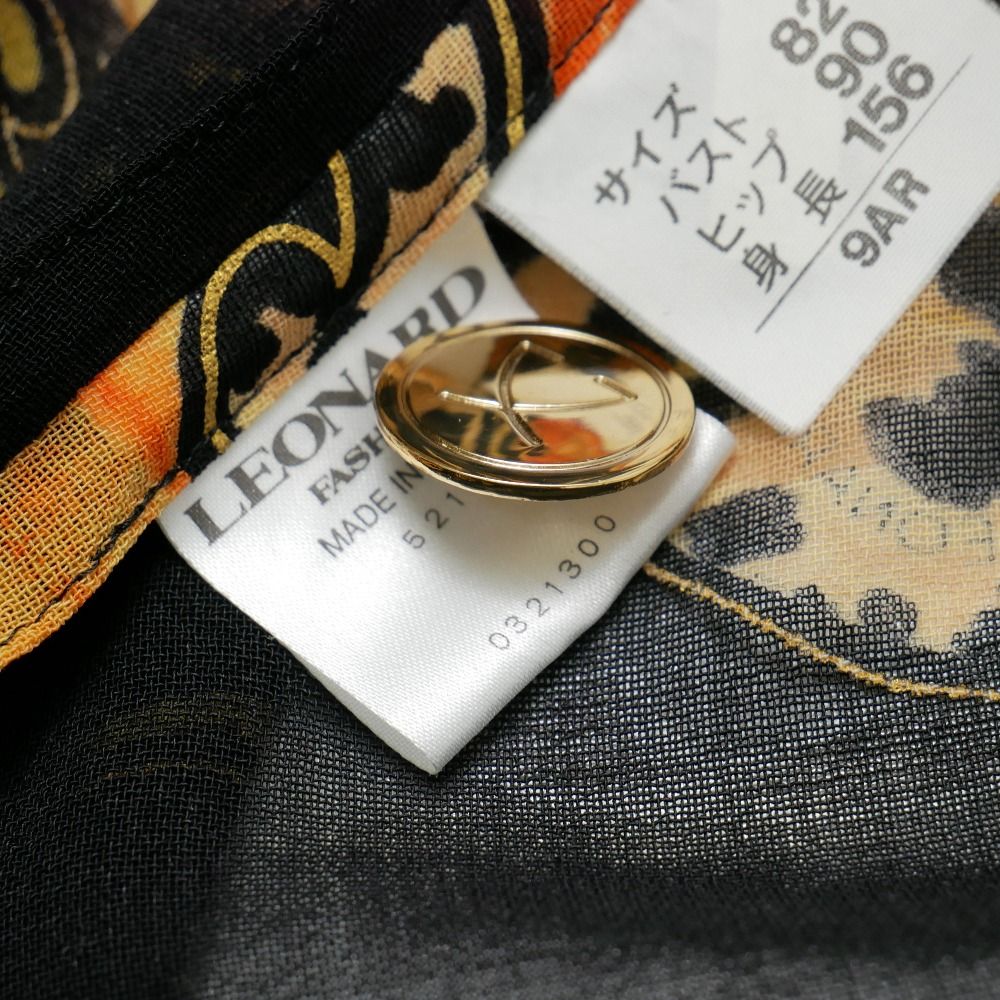 LEONARD レオナール 長袖シャツ サイズ9AR レオナール トップス L